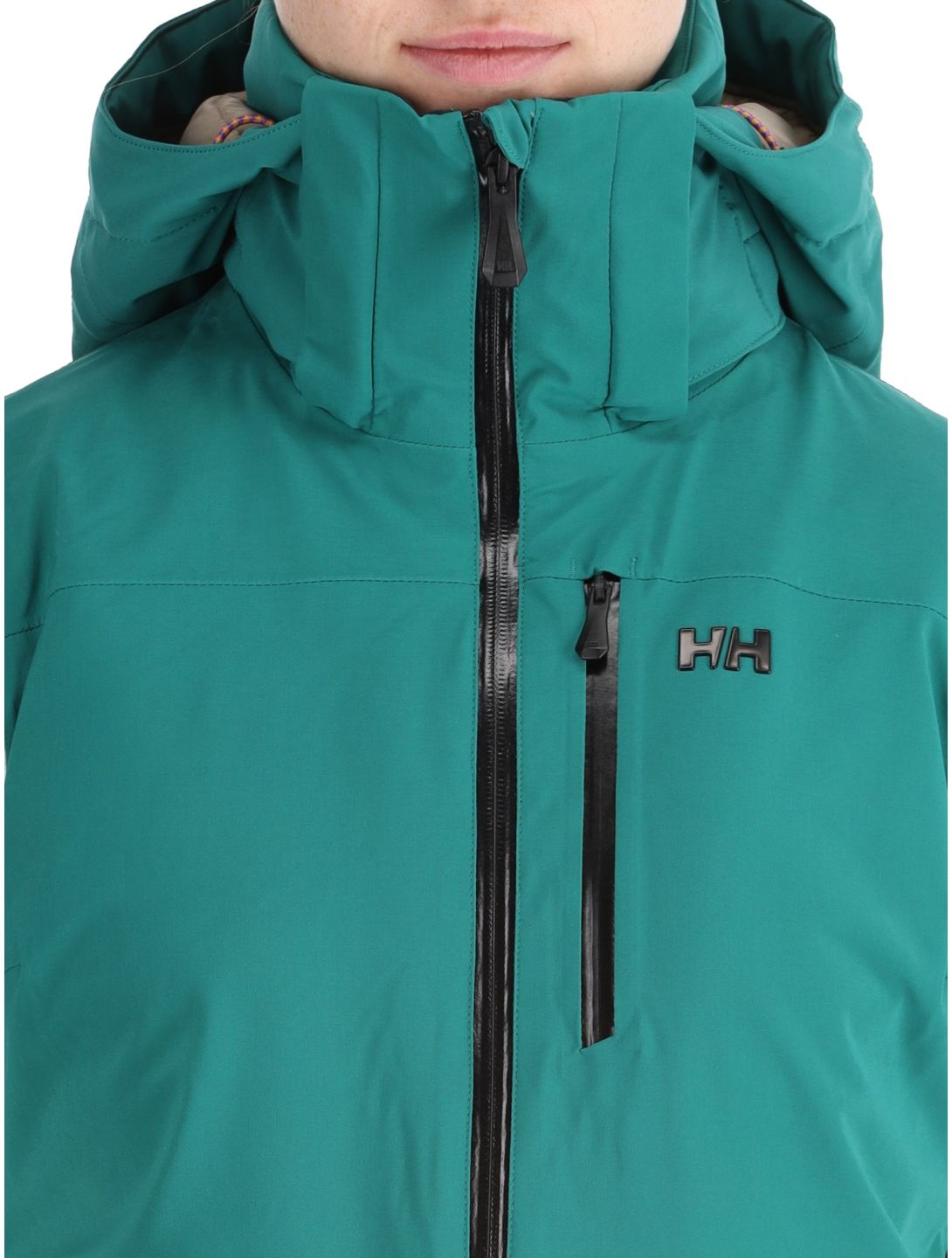 Helly Hansen, W Alphelia veste de ski femmes Emerald Snow blanc, vert 