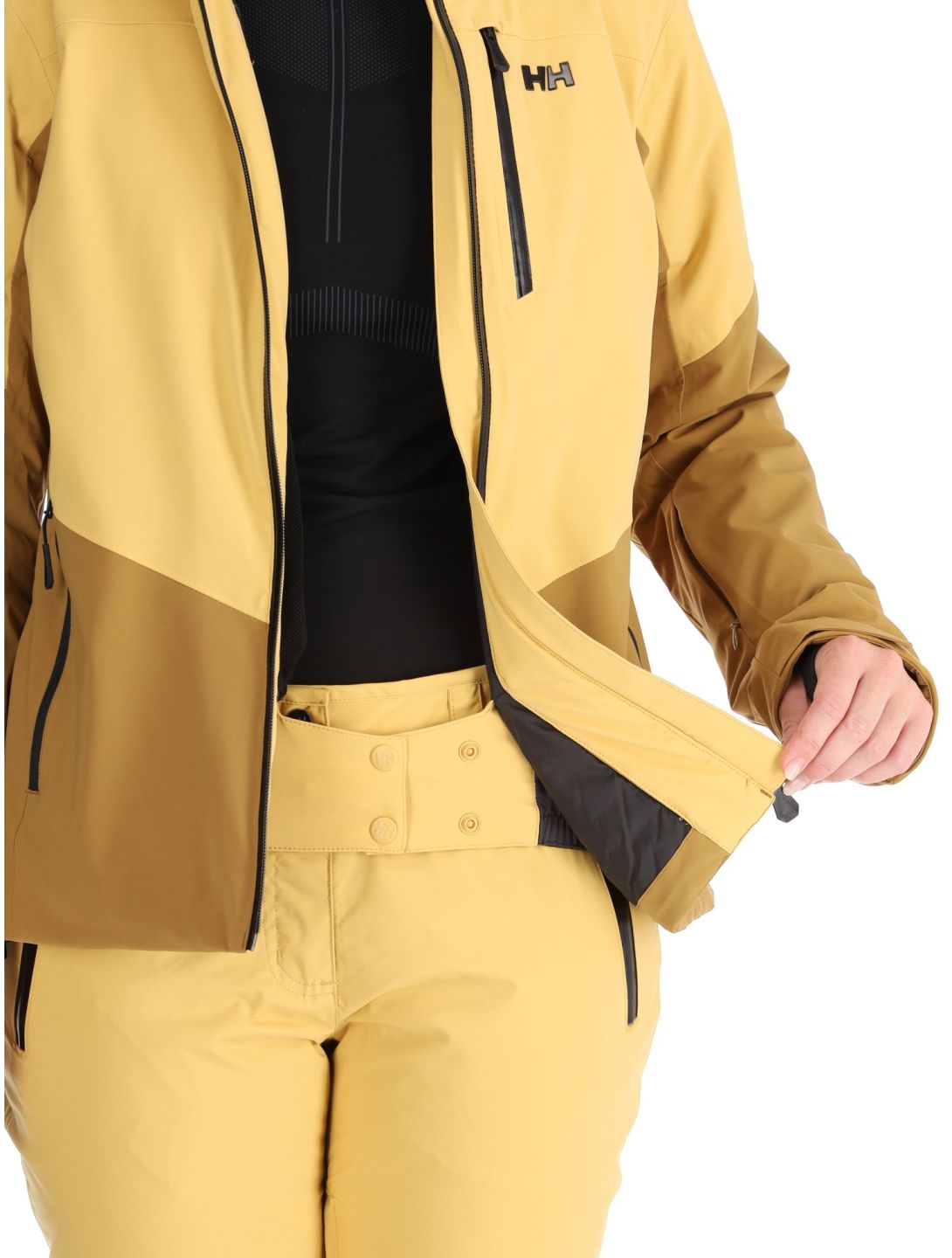 Helly Hansen, W Alphelia veste de ski femmes Sand jaune 