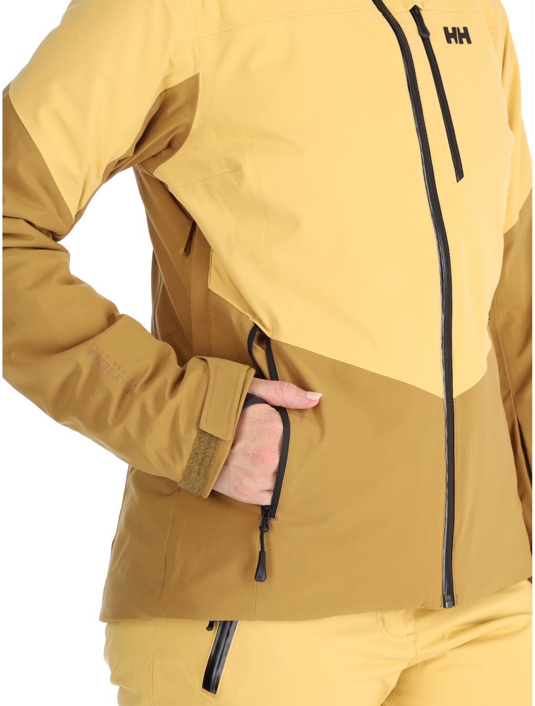 Helly Hansen, W Alphelia veste de ski femmes Sand jaune 