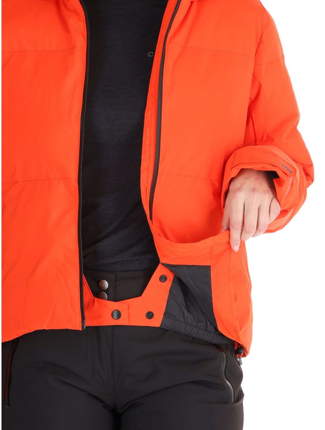 Helly Hansen, W Nora Short Puffy veste de ski femmes Cherry Tomato orange 