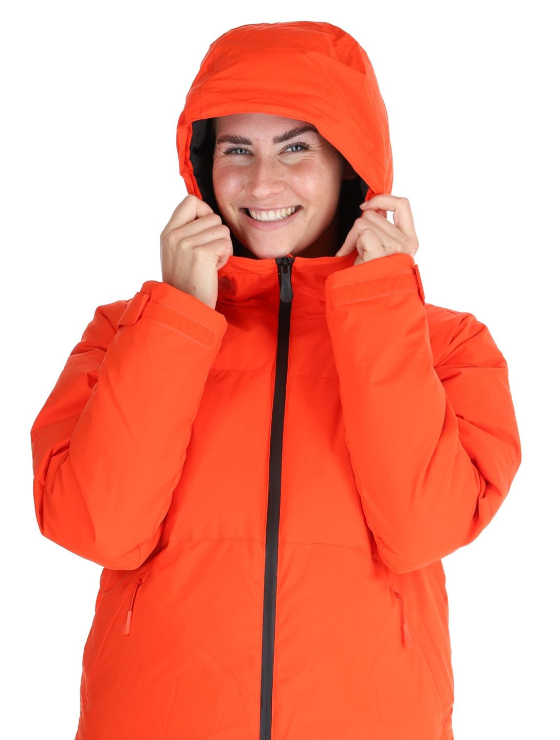 Helly Hansen, W Nora Short Puffy veste de ski femmes Cherry Tomato orange 