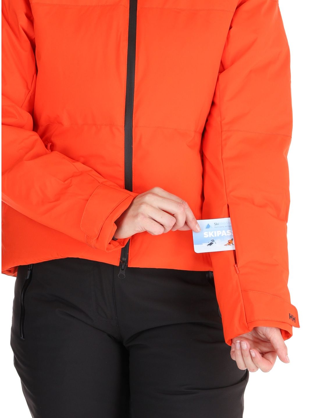 Helly Hansen, W Nora Short Puffy veste de ski femmes Cherry Tomato orange 