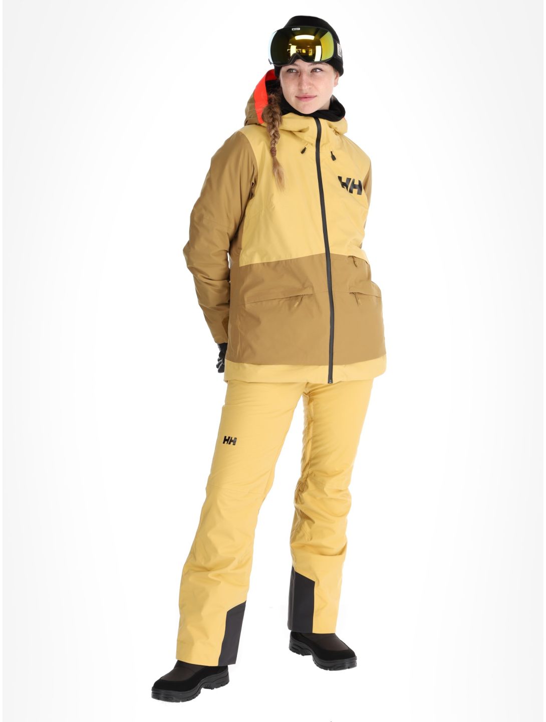 Helly Hansen, W Powchaser 2.0 veste de ski femmes Sand jaune 