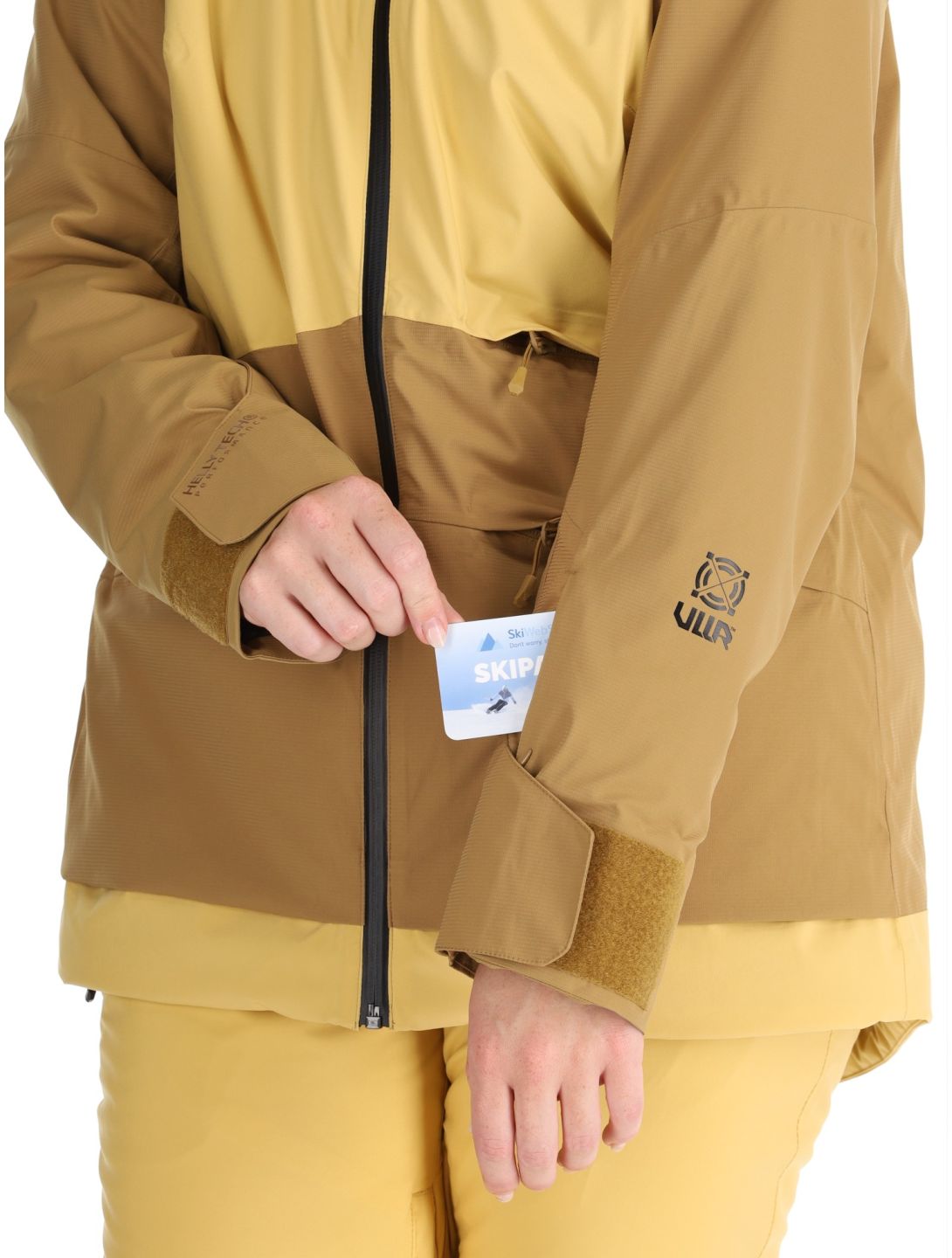 Helly Hansen, W Powchaser 2.0 veste de ski femmes Sand jaune 