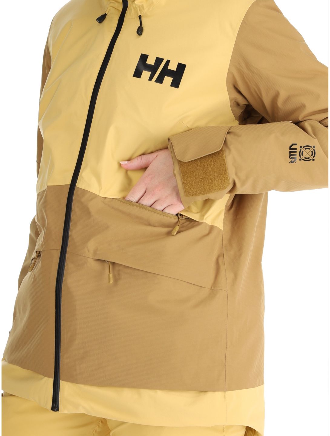 Helly Hansen, W Powchaser 2.0 veste de ski femmes Sand jaune 