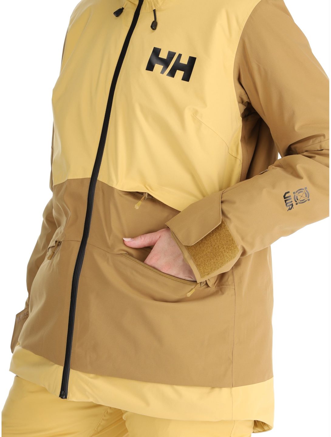 Helly Hansen, W Powchaser 2.0 veste de ski femmes Sand jaune 