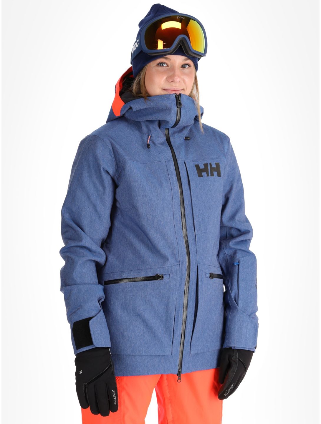 Helly Hansen, W Powderqueen 3.0 veste de ski femmes Deep Fjord bleu 