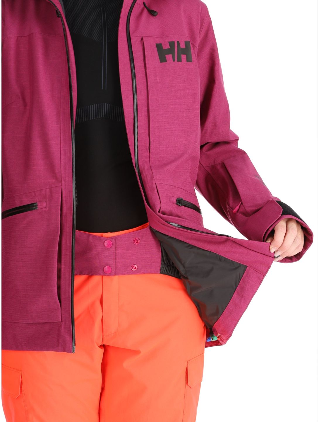 Helly Hansen, W Powderqueen 3.0 veste de ski femmes Magenta violet 