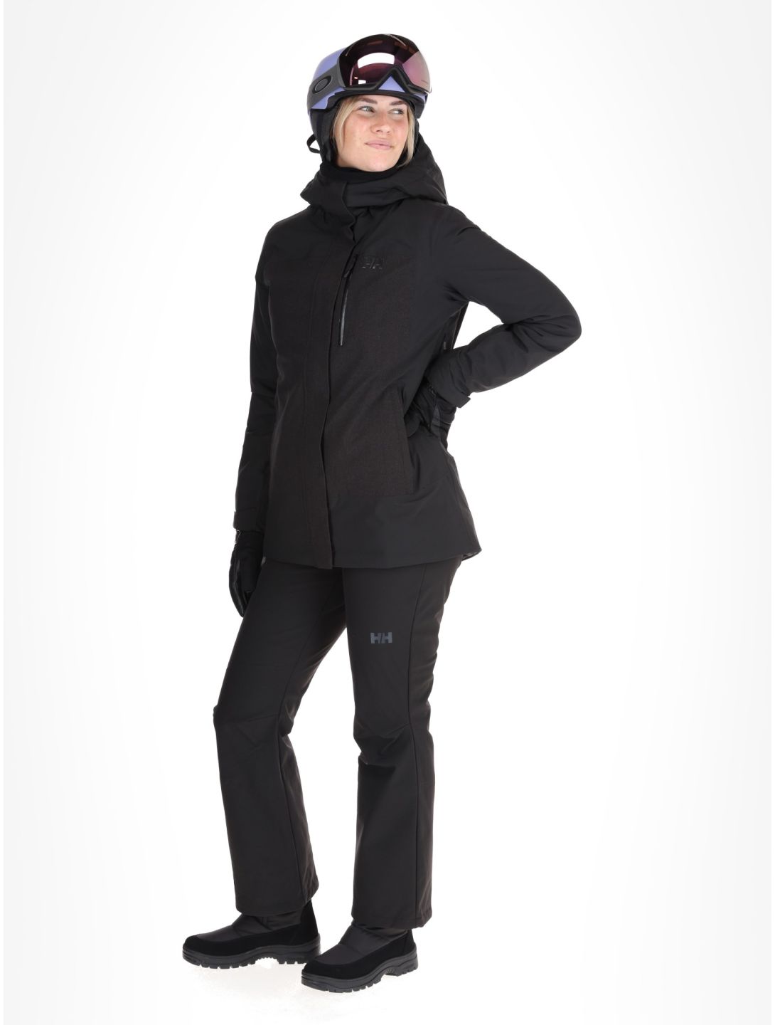 Helly Hansen, W Snowplay Long Insulated veste de ski femmes Black noir 