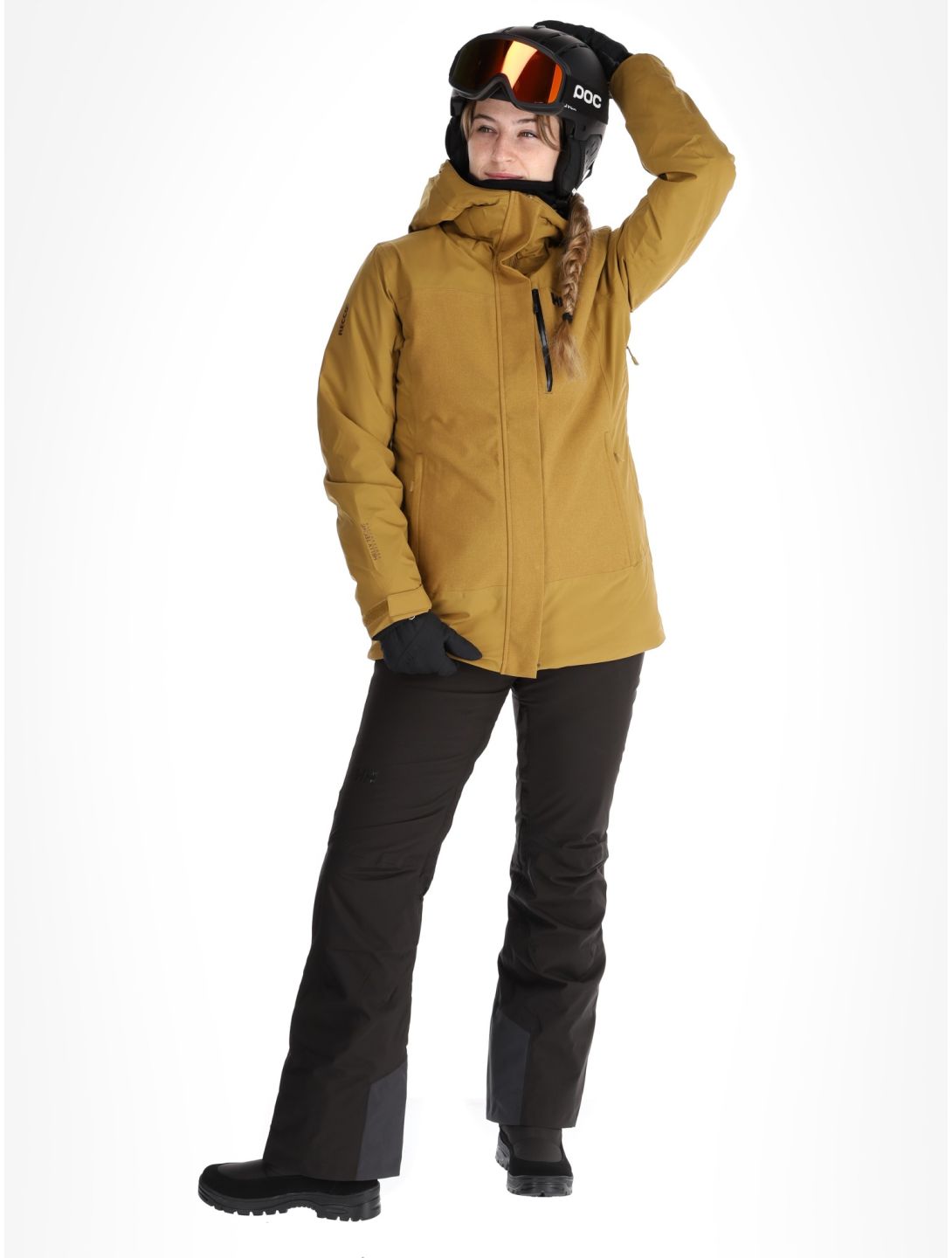 Helly Hansen, W Snowplay Long Insulated veste de ski femmes Lynx jaune 