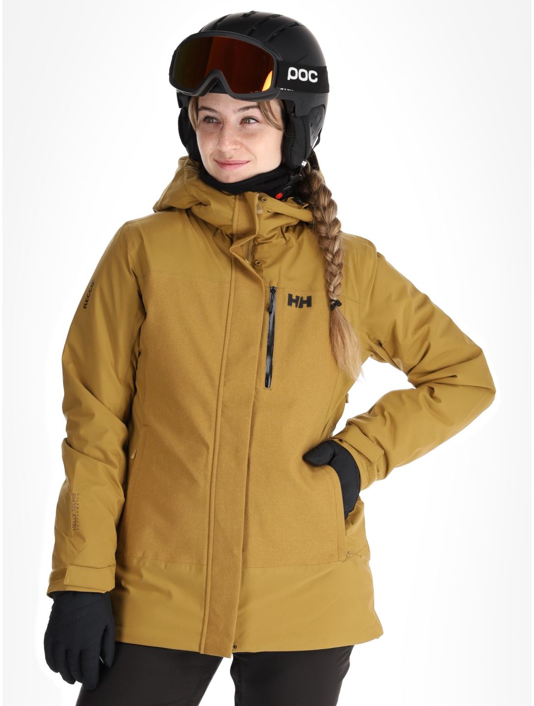 Helly Hansen, W Snowplay Long Insulated veste de ski femmes Lynx jaune 