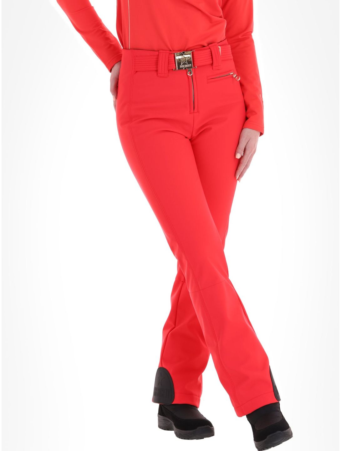 High Society, Lia pantalon de ski en softshell femmes Red rouge 