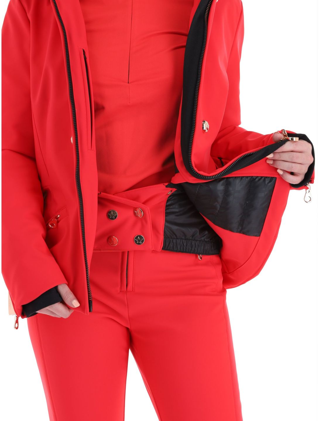 High Society, Scarlett veste de ski femmes Red rouge 