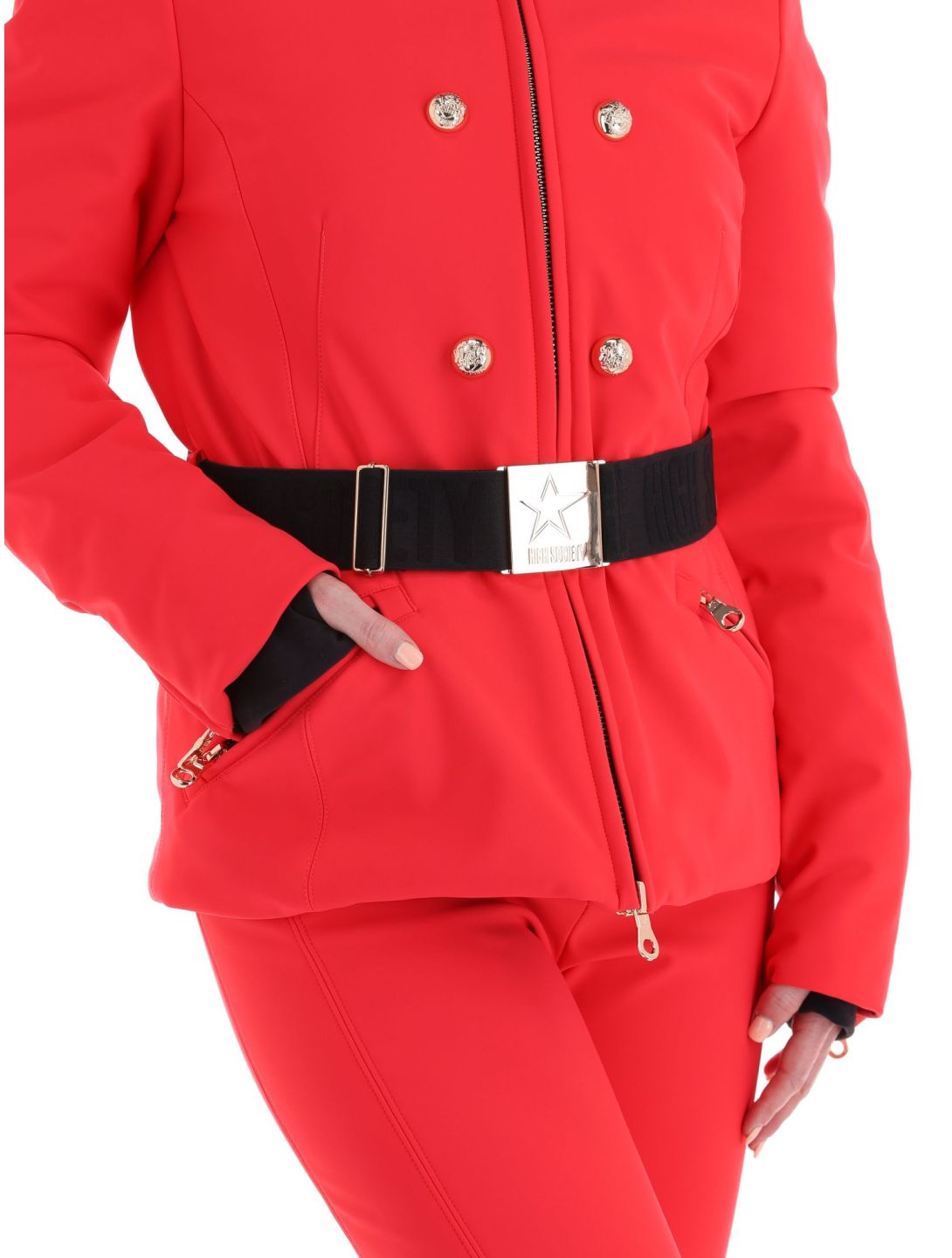 High Society, Scarlett veste de ski femmes Red rouge 