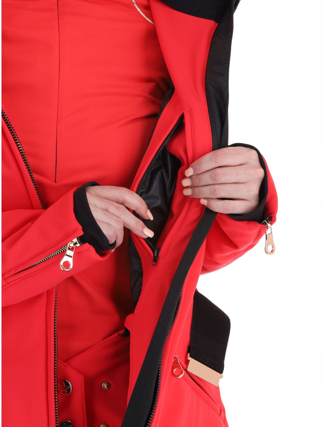 High Society, Scarlett veste de ski femmes Red rouge 