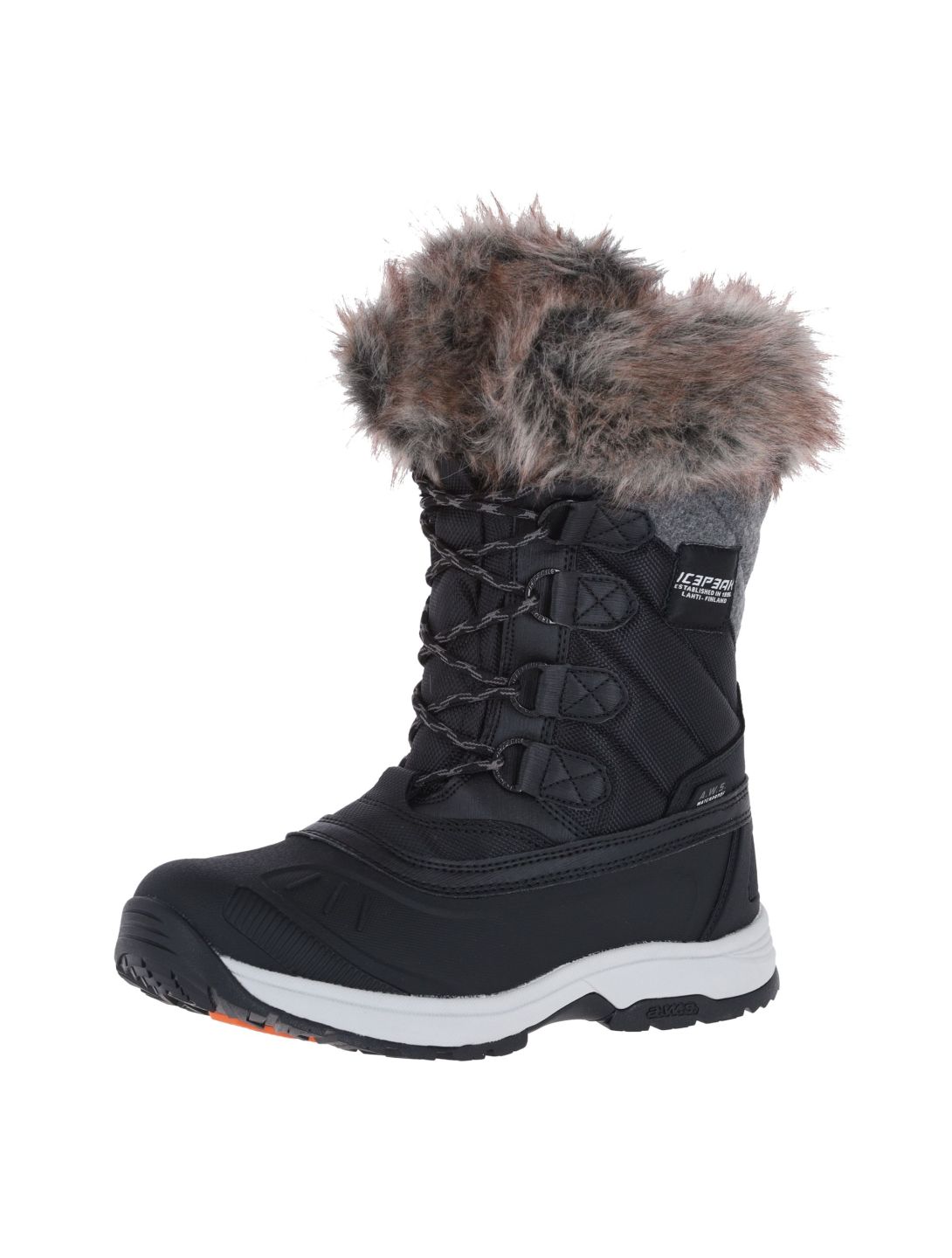 Icepeak, Ansina MS bottes de neige femmes Black noir 