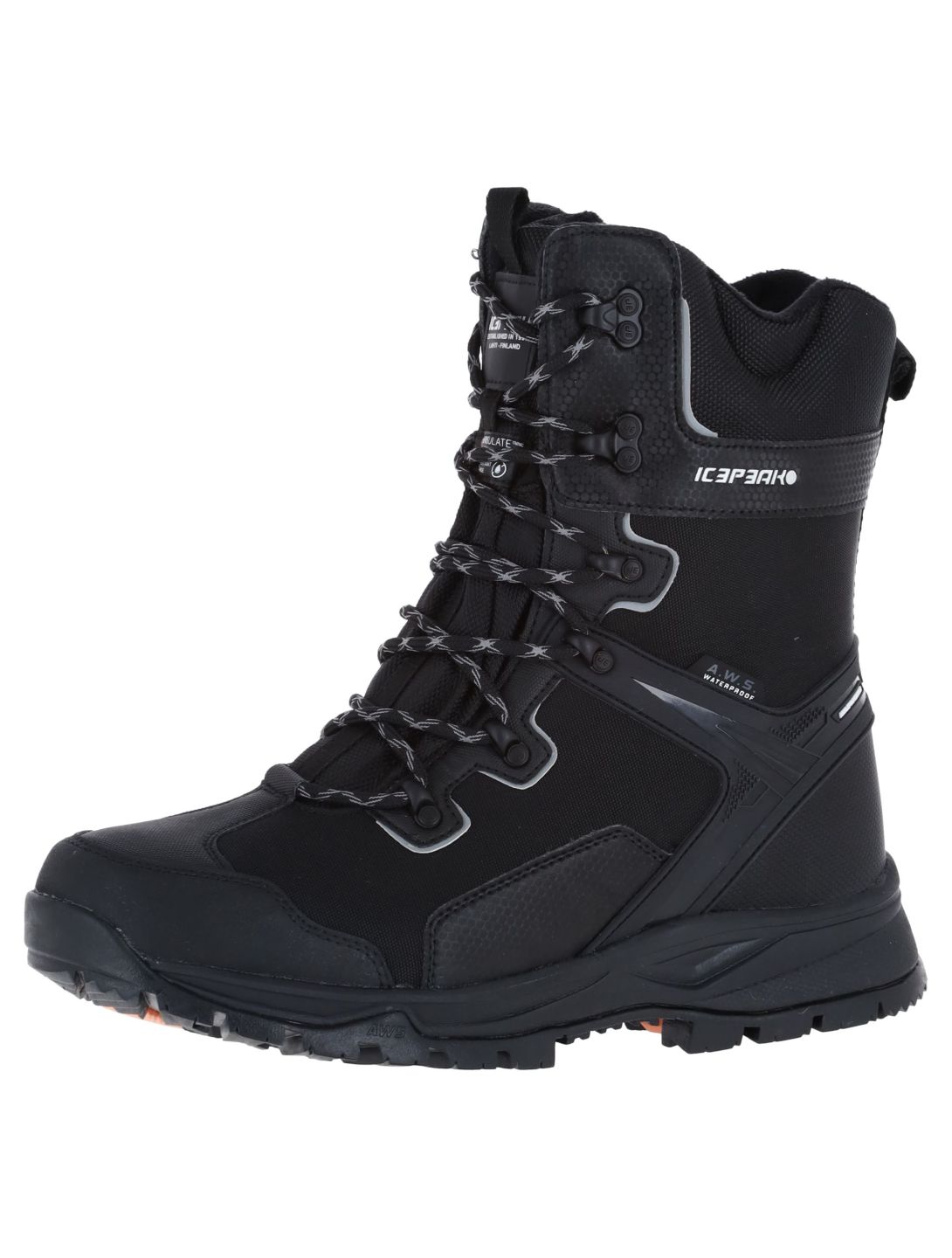 Icepeak, Arlon MR bottes de neige hommes Black noir 