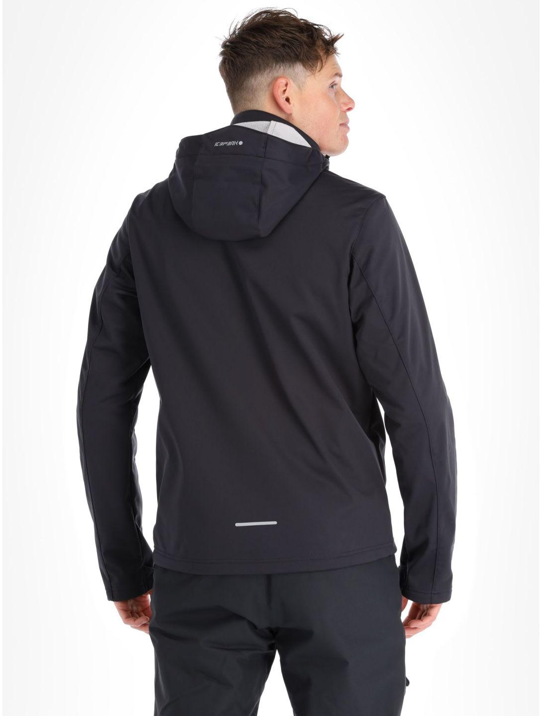 Icepeak, Biggs veste de ski softshell hommes anthracite gris 