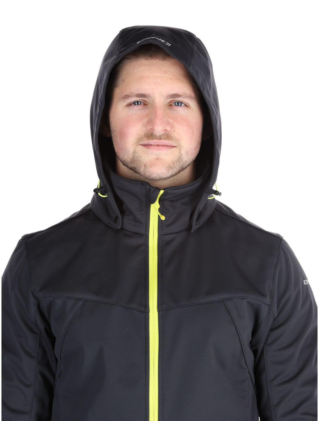 Icepeak, Biggs veste de ski softshell hommes Anthracite gris 