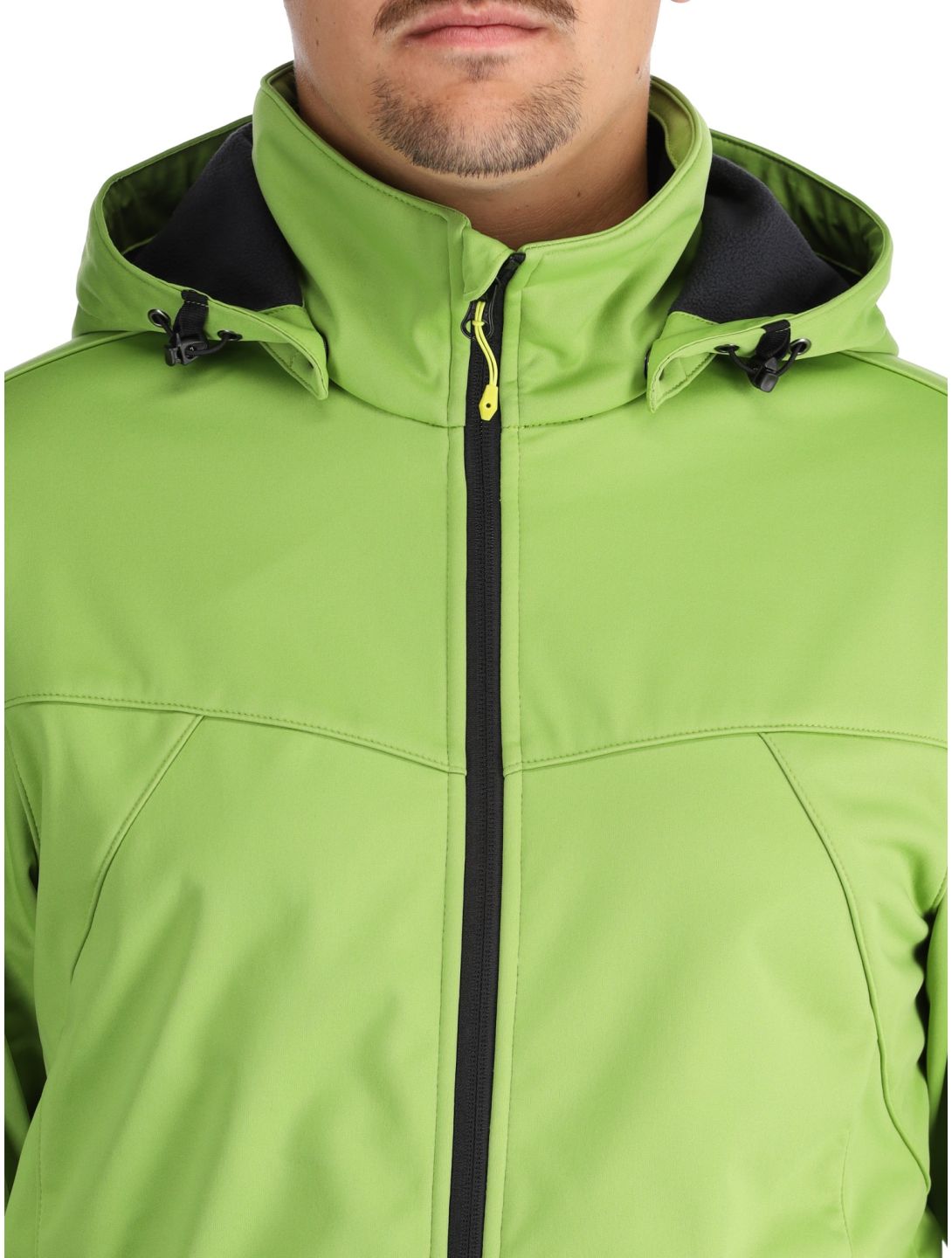 Icepeak, Biggs veste de ski softshell hommes Asparagus vert 