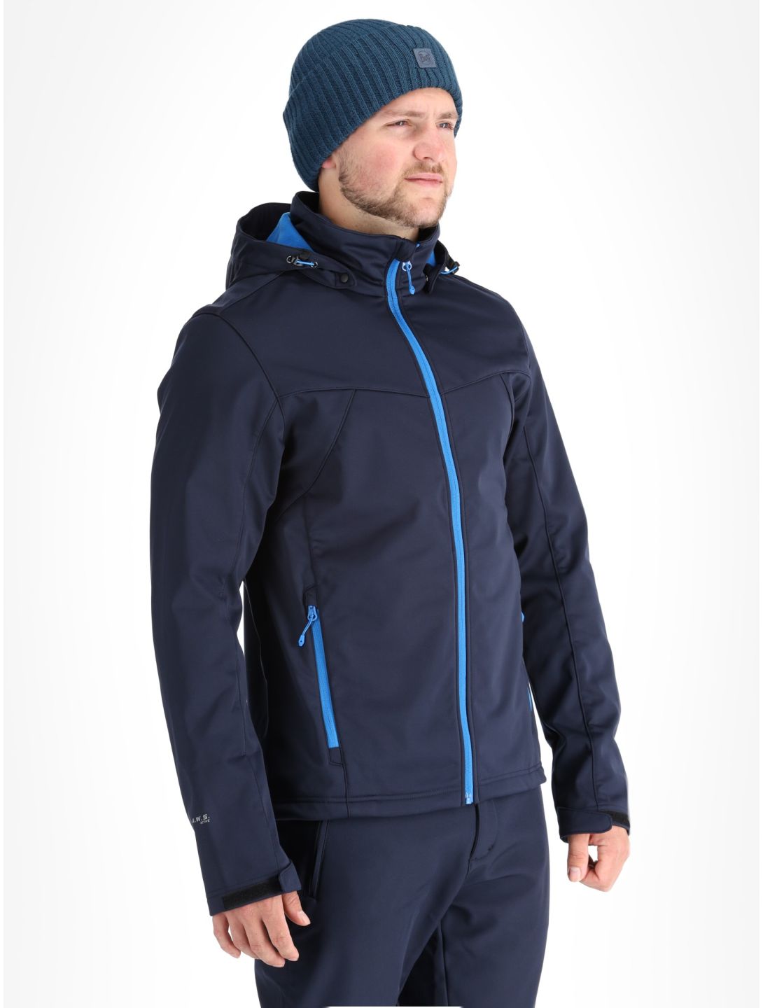 Icepeak, Biggs veste de ski softshell hommes Blauw bleu 