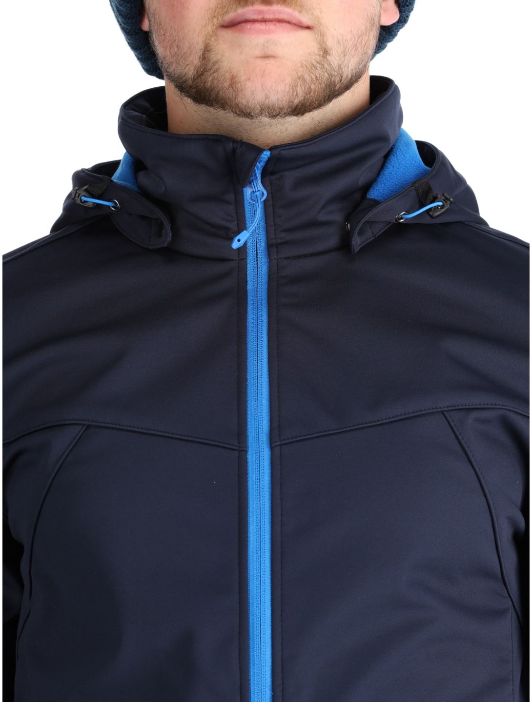 Icepeak, Biggs veste de ski softshell hommes Blauw bleu 