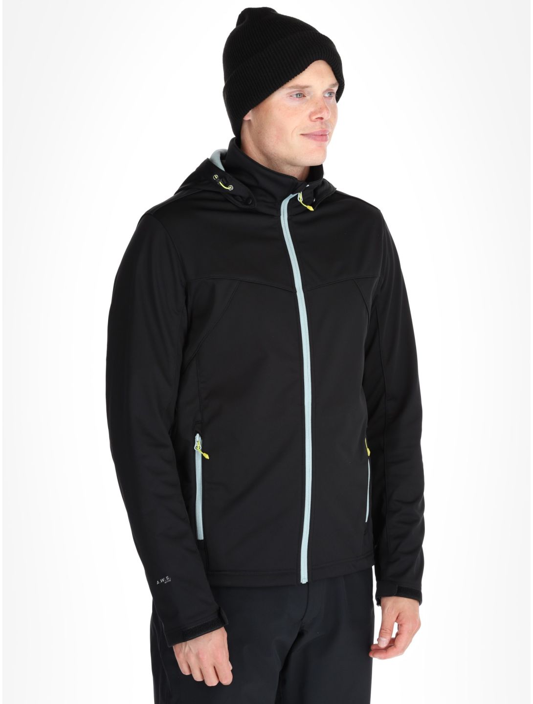 Icepeak, Biggs veste de ski softshell hommes Groen vert 