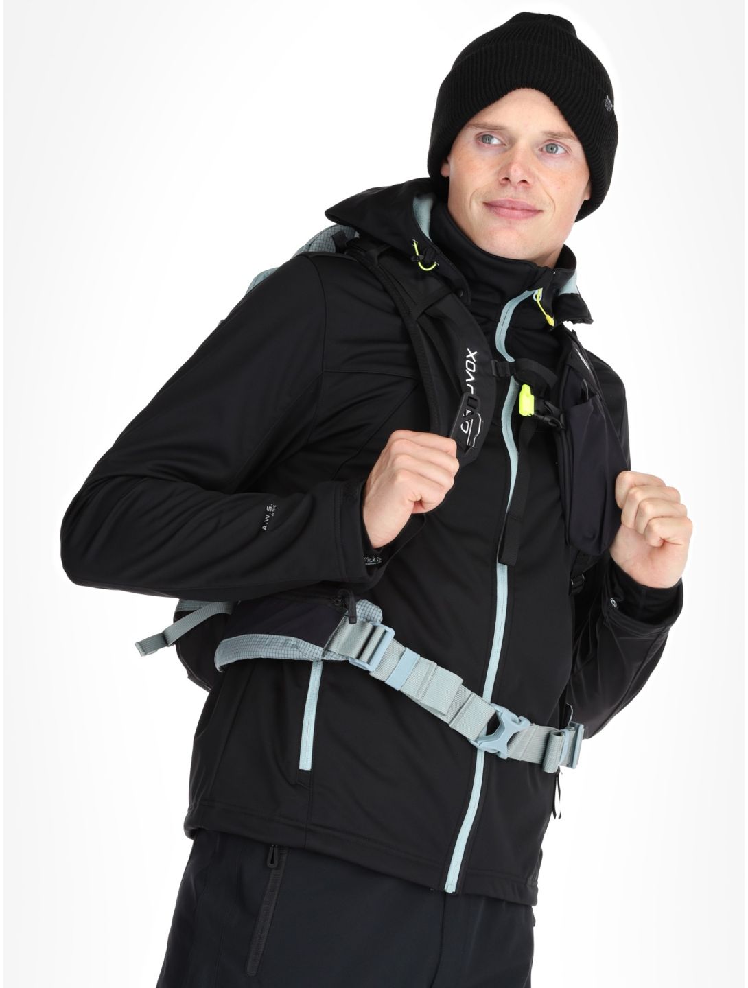 Icepeak, Biggs veste de ski softshell hommes Groen vert 