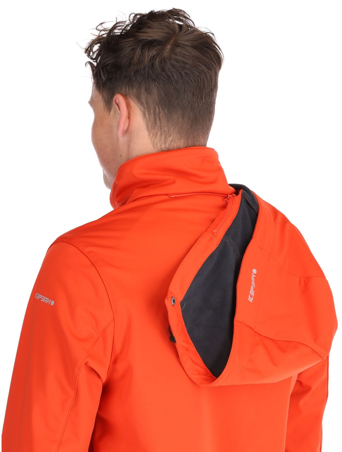 Icepeak, Biggs veste de ski softshell hommes Orange orange 