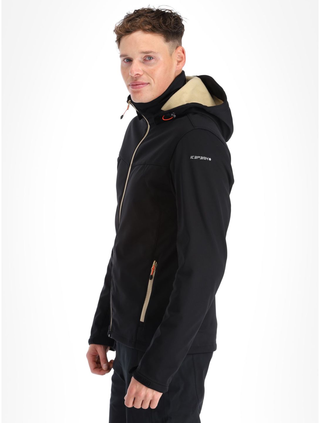 Icepeak, Biggs veste de ski softshell hommes noir 