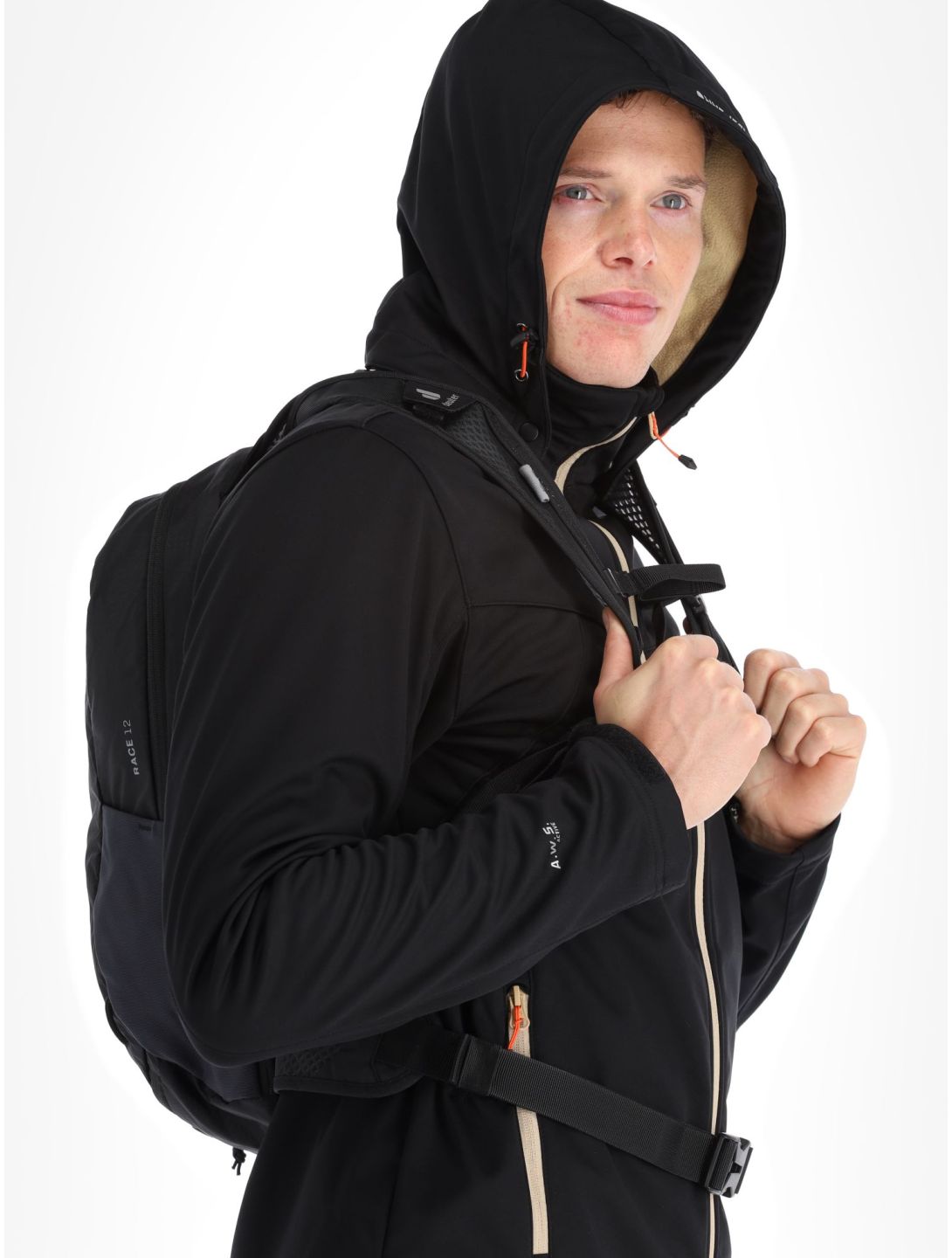 Icepeak, Biggs veste de ski softshell hommes noir 