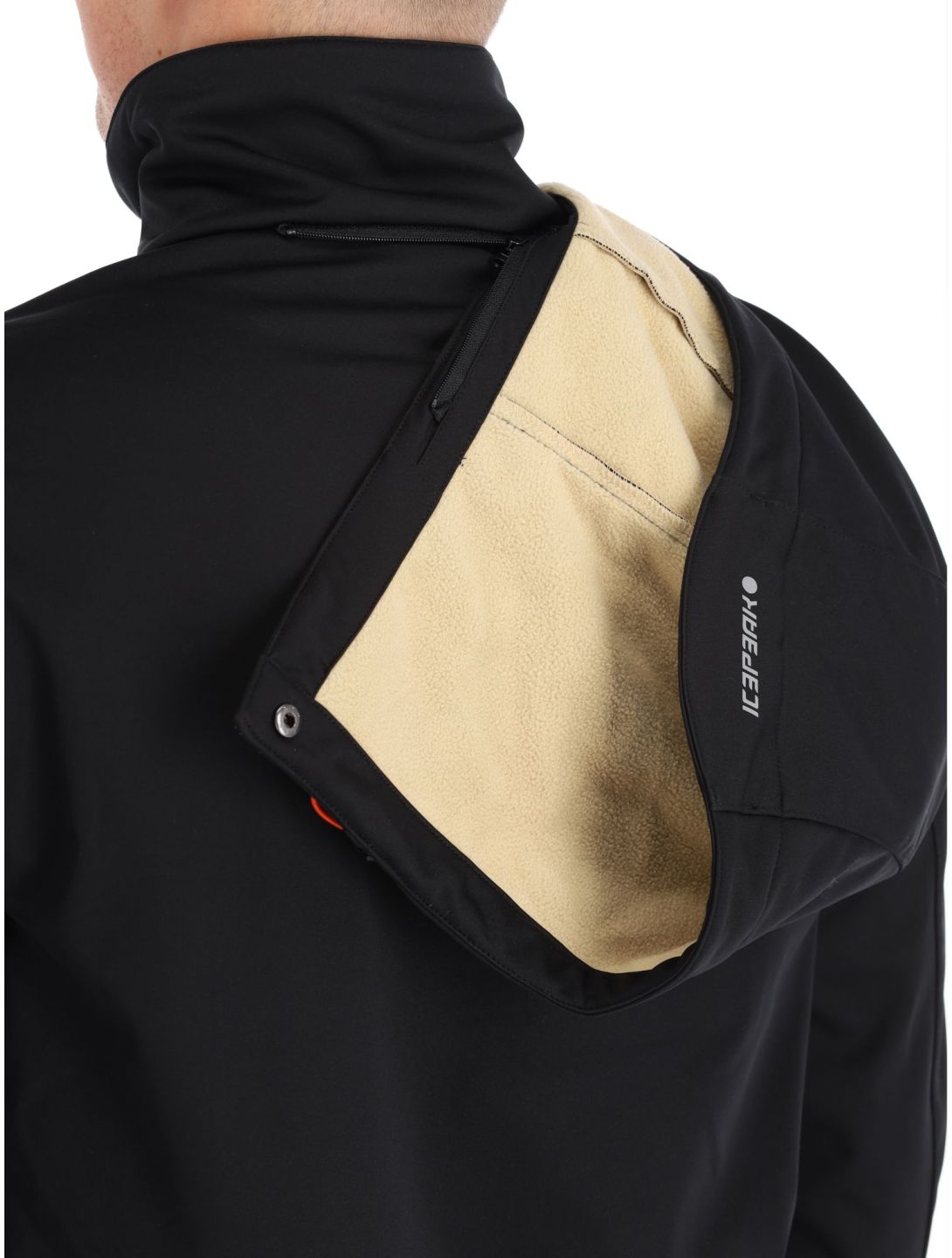 Icepeak, Biggs veste de ski softshell hommes noir 