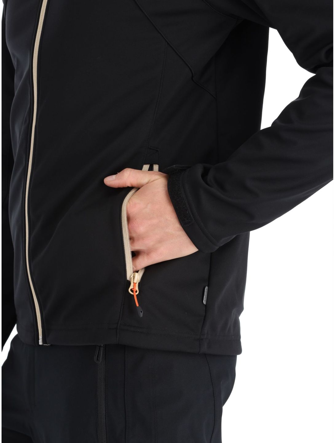 Icepeak, Biggs veste de ski softshell hommes noir 