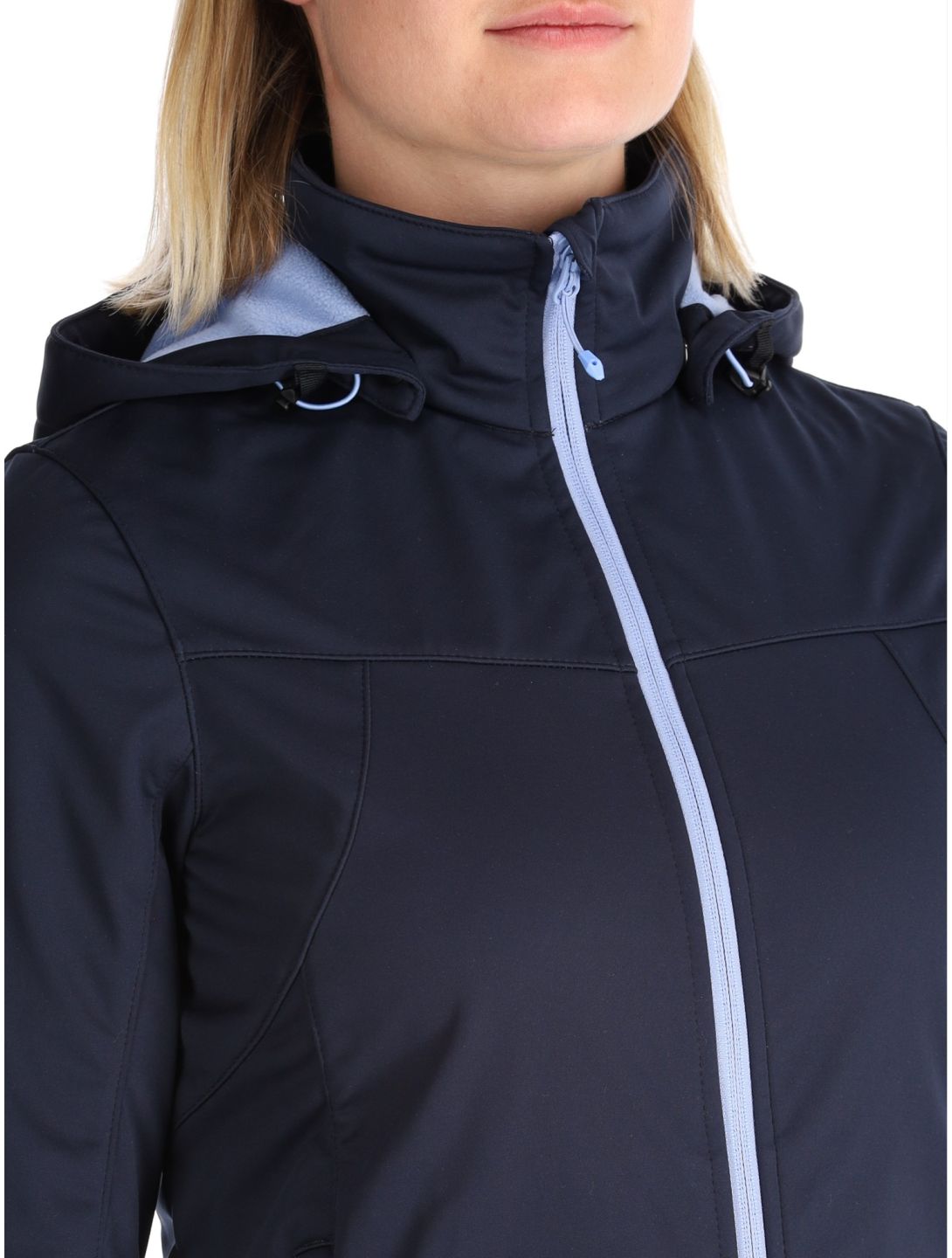 Icepeak, Boise veste de ski softshell femmes Blue bleu 