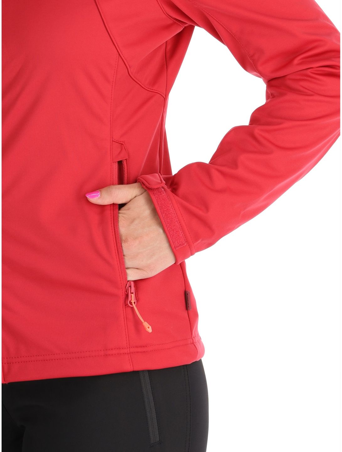 Icepeak, Boise veste de ski softshell femmes Cranberry rouge 