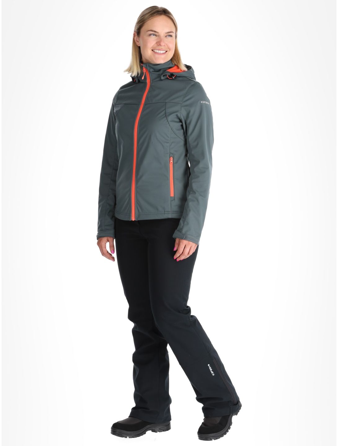 Icepeak, Boise veste de ski softshell femmes Green vert 