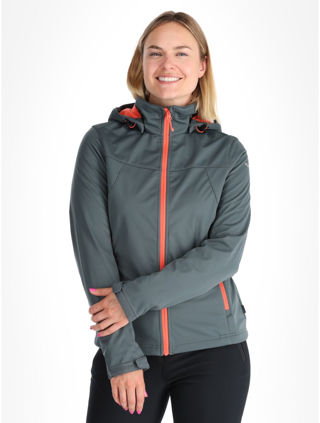 Icepeak, Boise veste de ski softshell femmes Green vert 