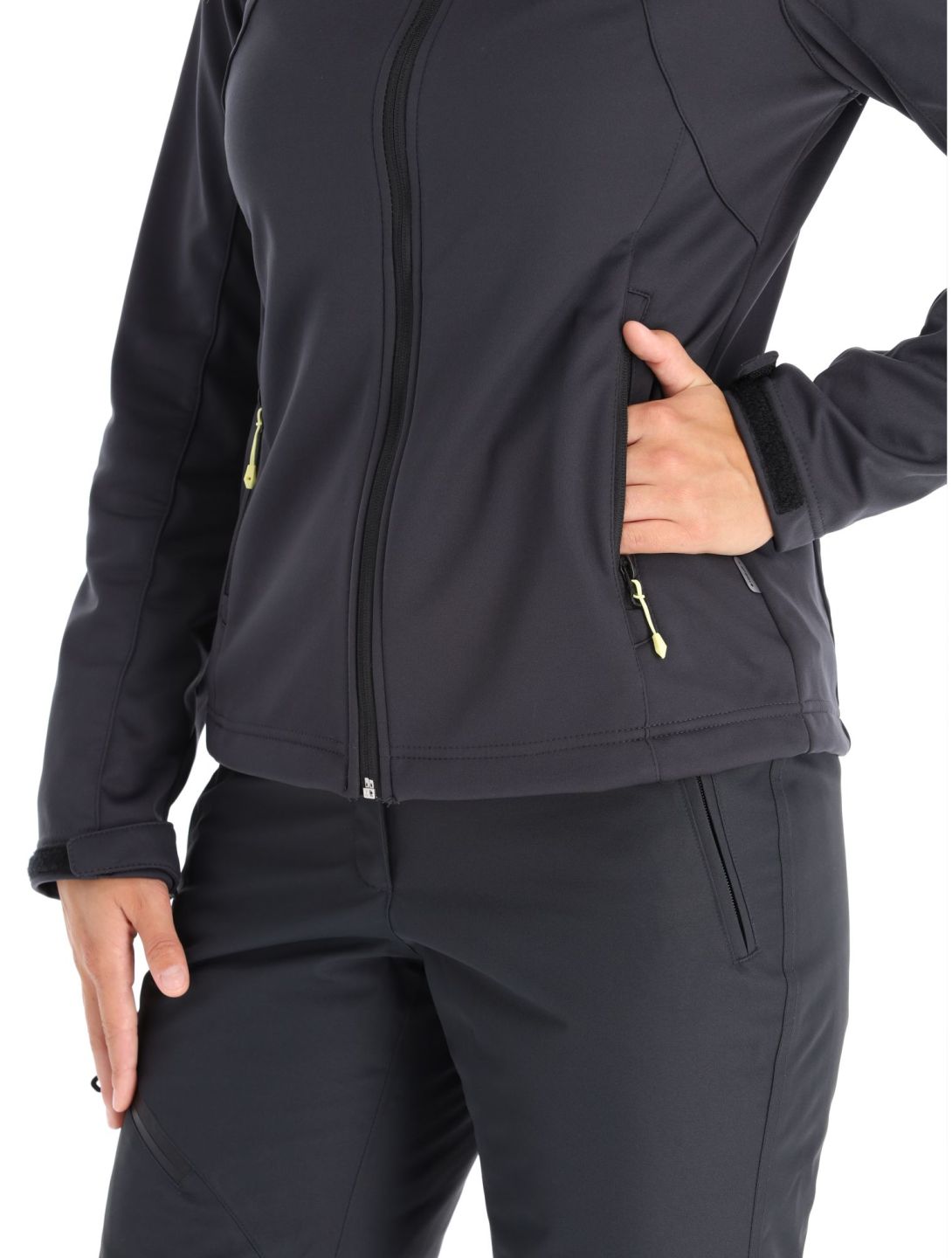 Icepeak, Boise veste de ski softshell femmes gris 