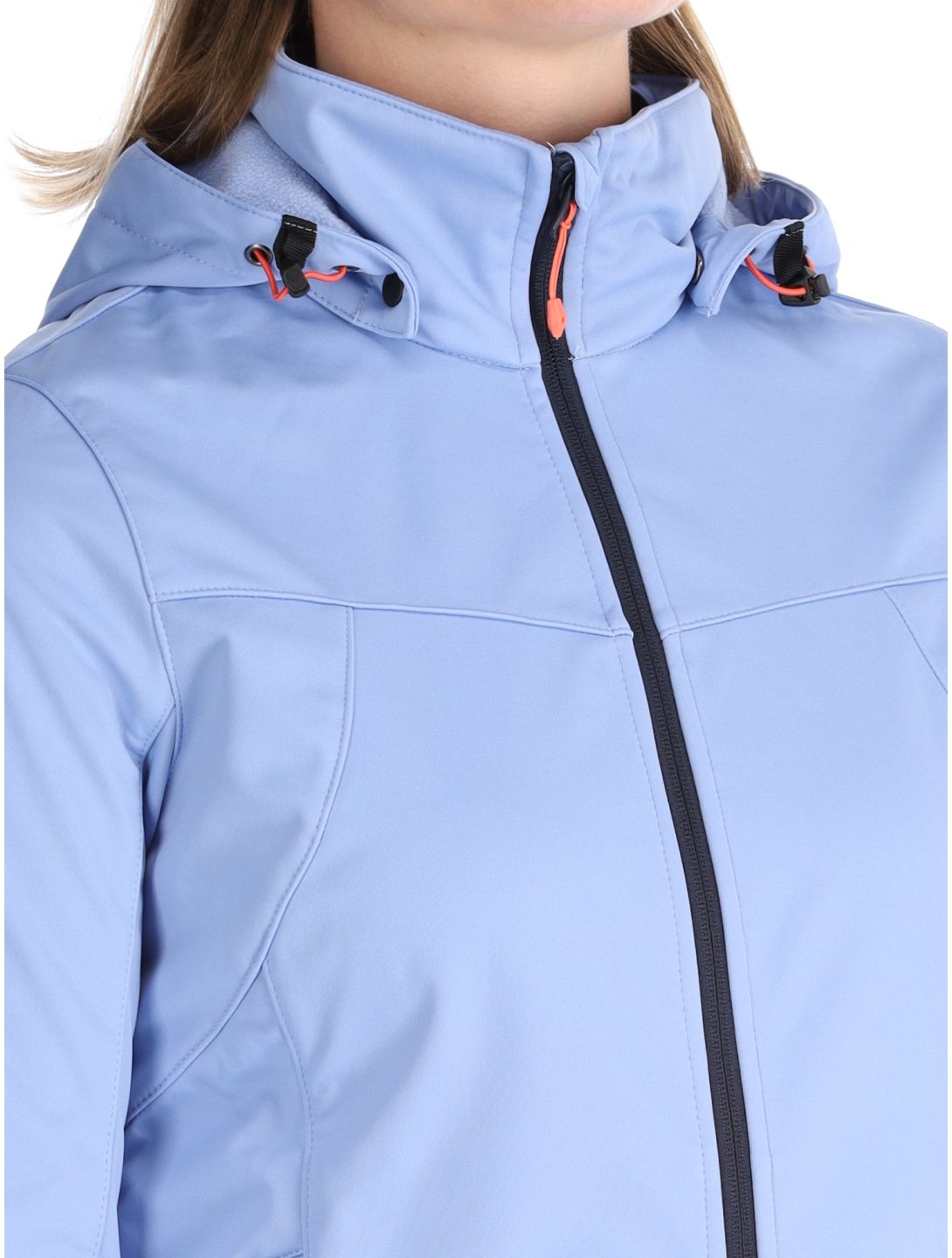 Icepeak, Boise veste de ski softshell femmes Light Blue bleu 