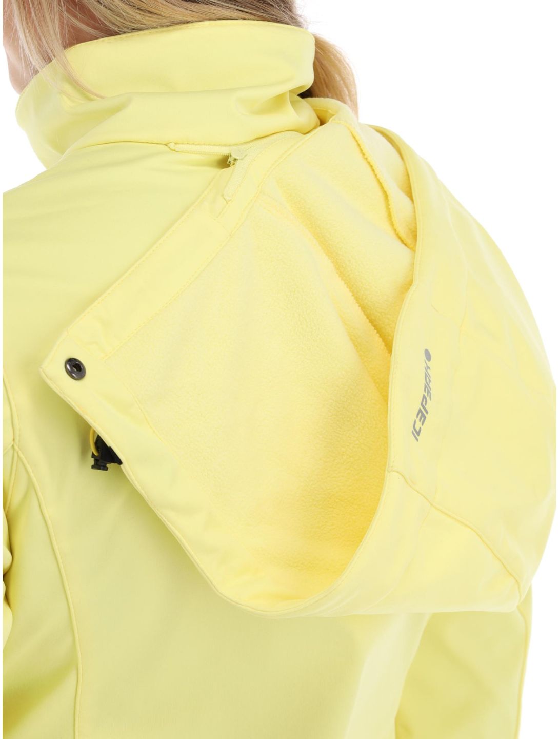 Icepeak, Boise veste de ski softshell femmes pastel jaune 