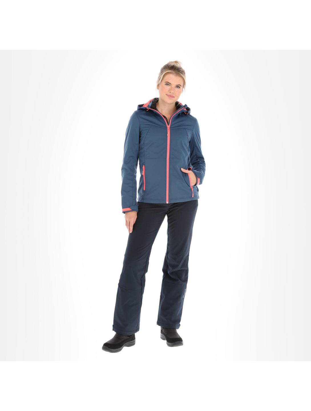 Icepeak, Silvana, softshell ski jacket, women, blue