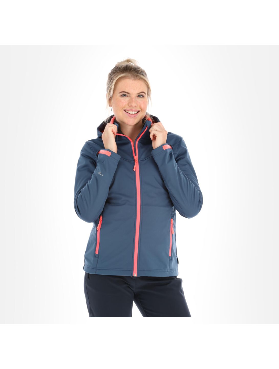 Icepeak, Silvana, softshell ski jacket, women, blue