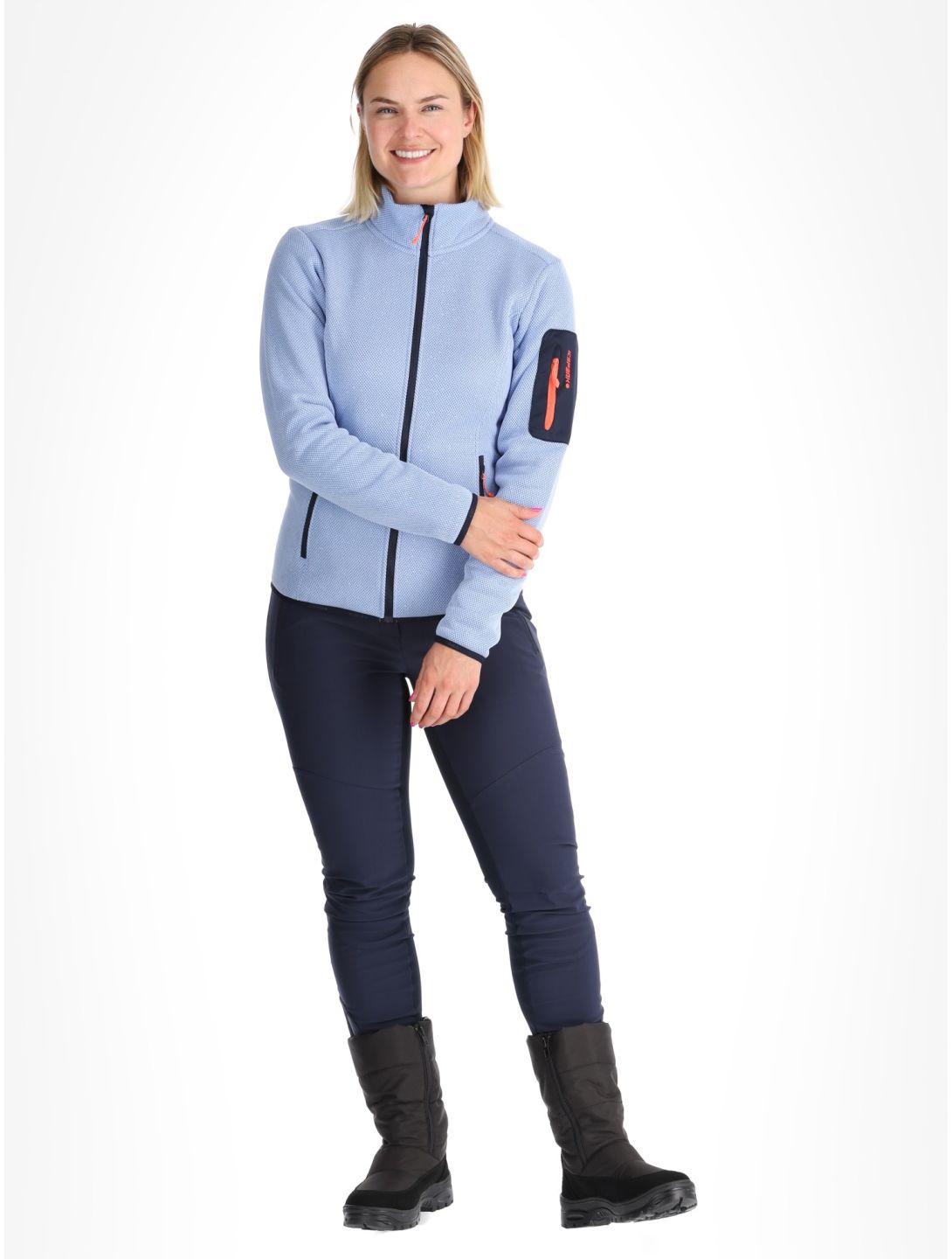 Icepeak, Bowersville gilet femmes Light Blue bleu 