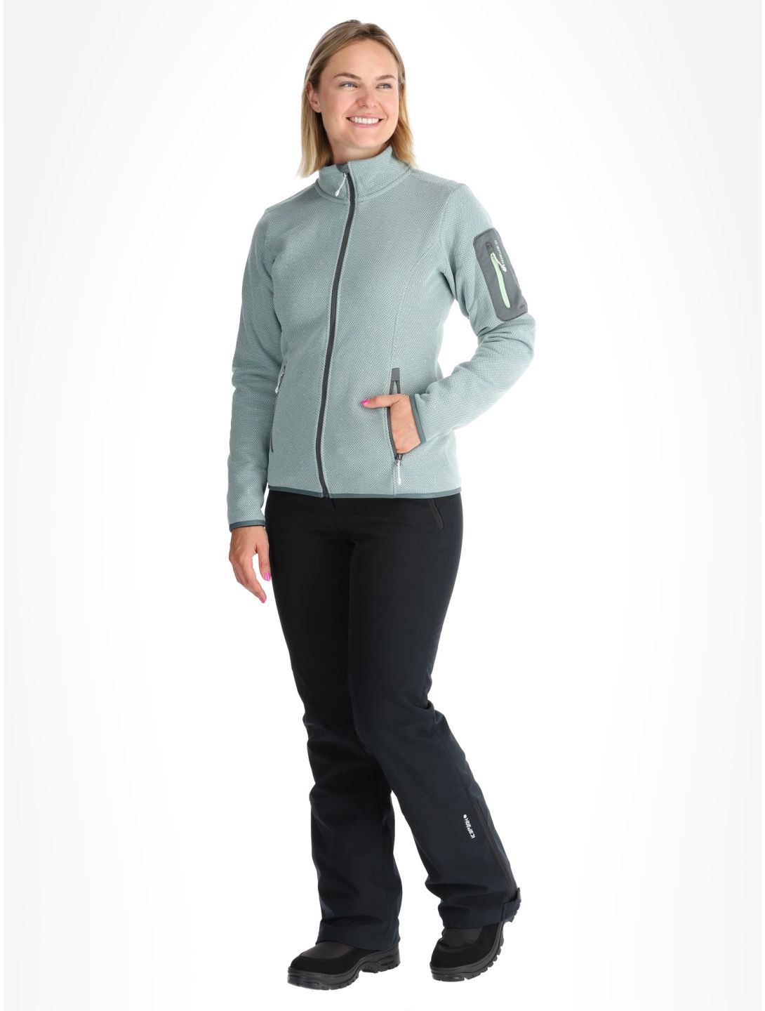 Icepeak, Bowersville gilet femmes Light Green vert 