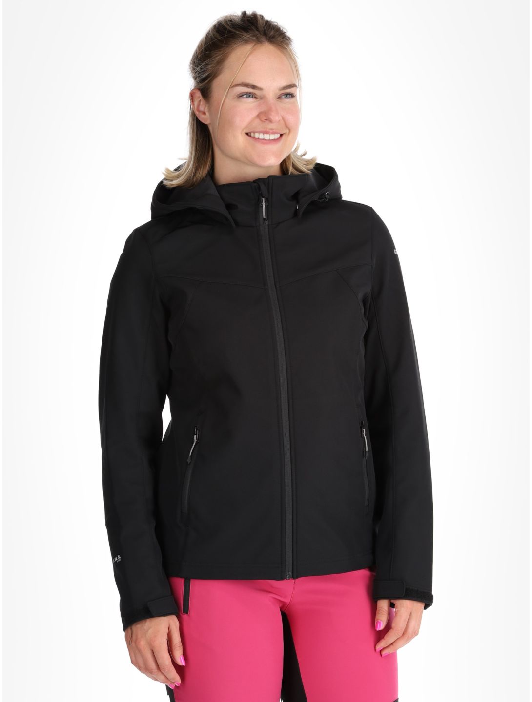 Icepeak, Brenham veste de ski softshell femmes Basic Black noir 