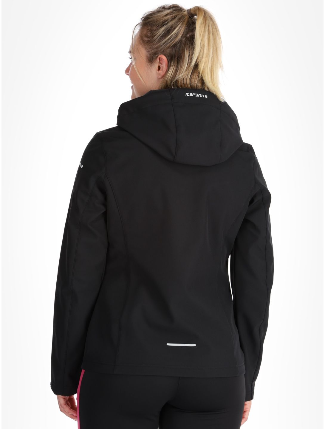 Icepeak, Brenham veste de ski softshell femmes Basic Black noir 