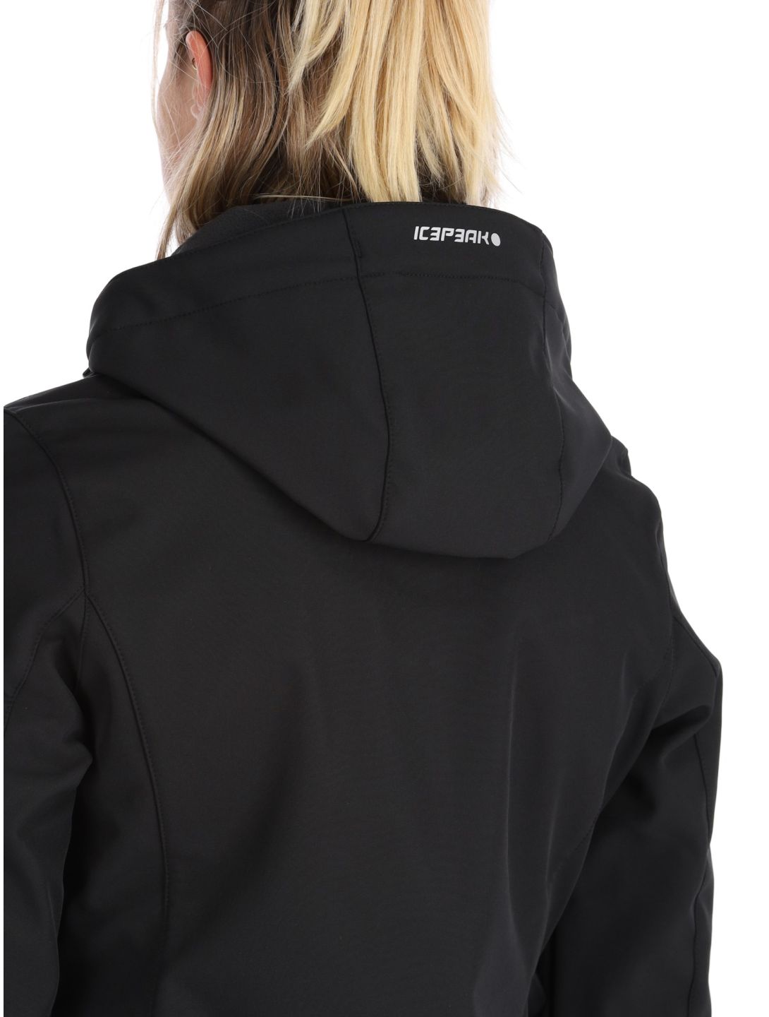 Icepeak, Brenham veste de ski softshell femmes Basic Black noir 