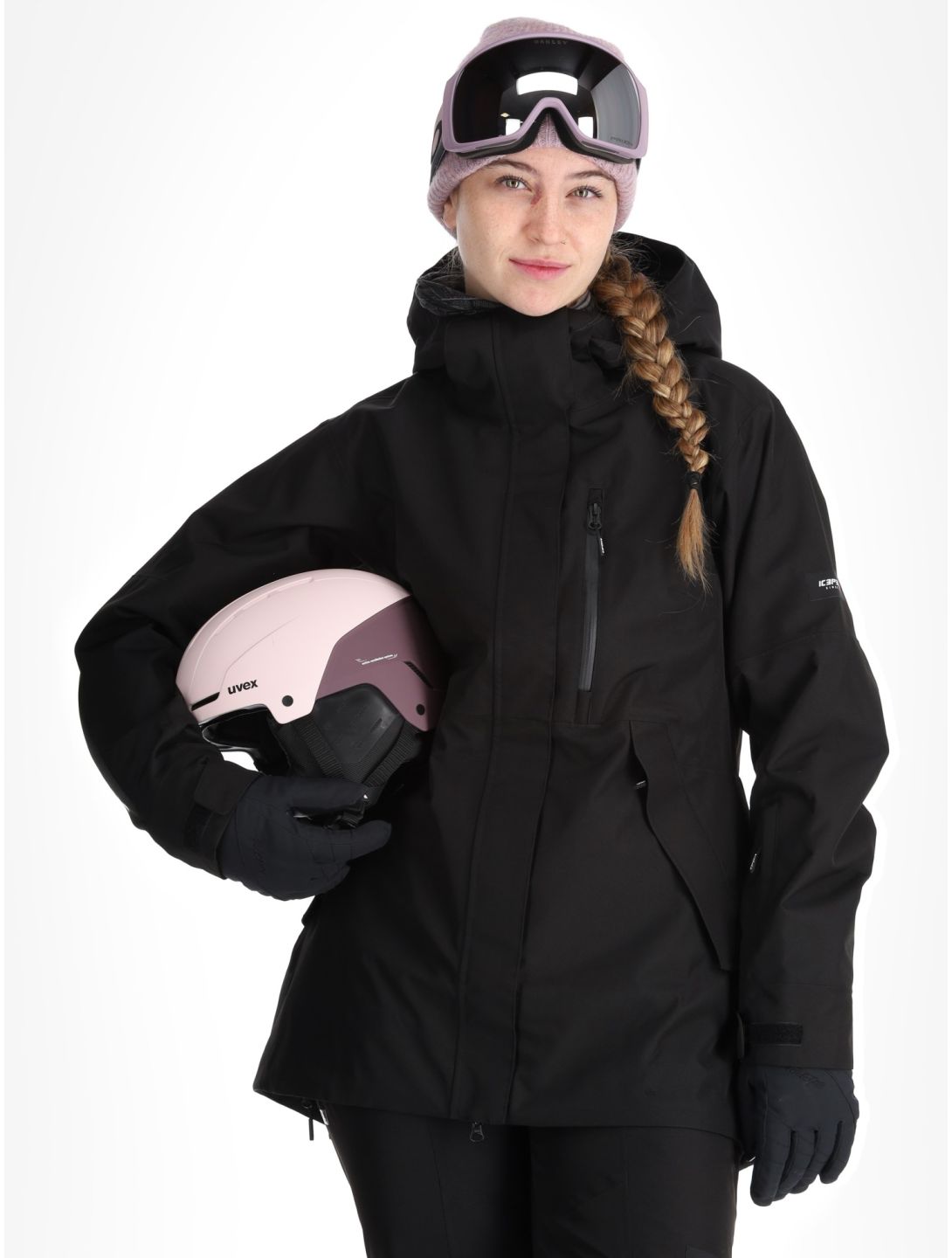 Icepeak, Cabot veste de ski à coque dure femmes Black noir 