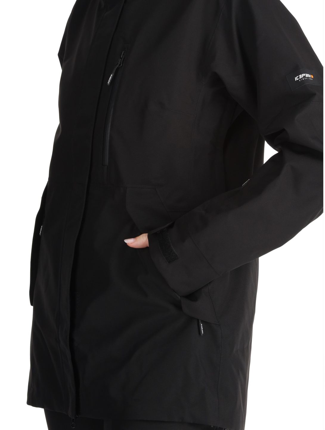 Icepeak, Cabot veste de ski à coque dure femmes Black noir 