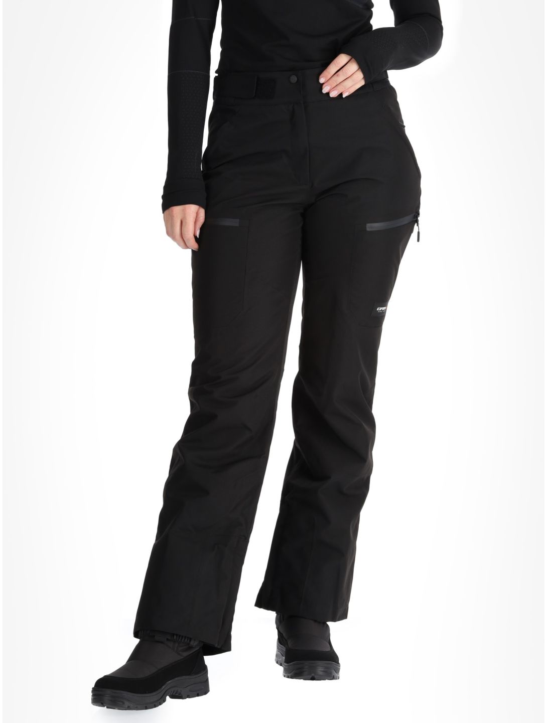 Icepeak, Calau pantalon de ski à coque dure femmes Black noir 